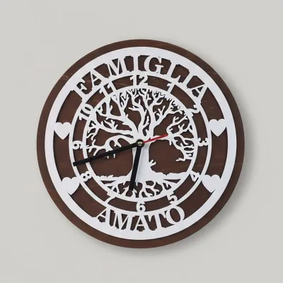LIFE  TIME  - Orologio da Parete da Personalizzare