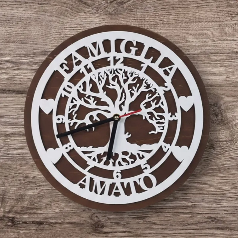 LIFE  TIME  - Orologio da Parete da Personalizzare