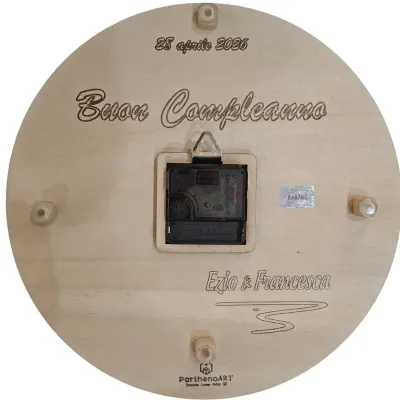 D10S ON TIME - Orologio da Parete Maradona da Personalizzare