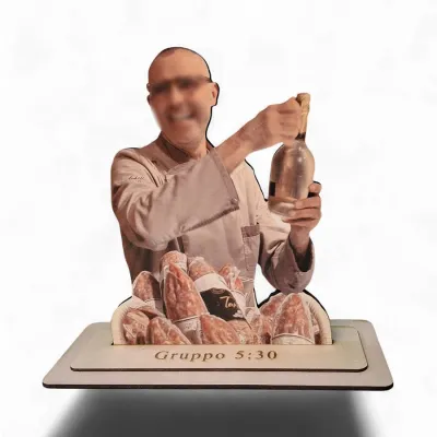ME IN WOOD - Sagoma Decorativa Personalizzata