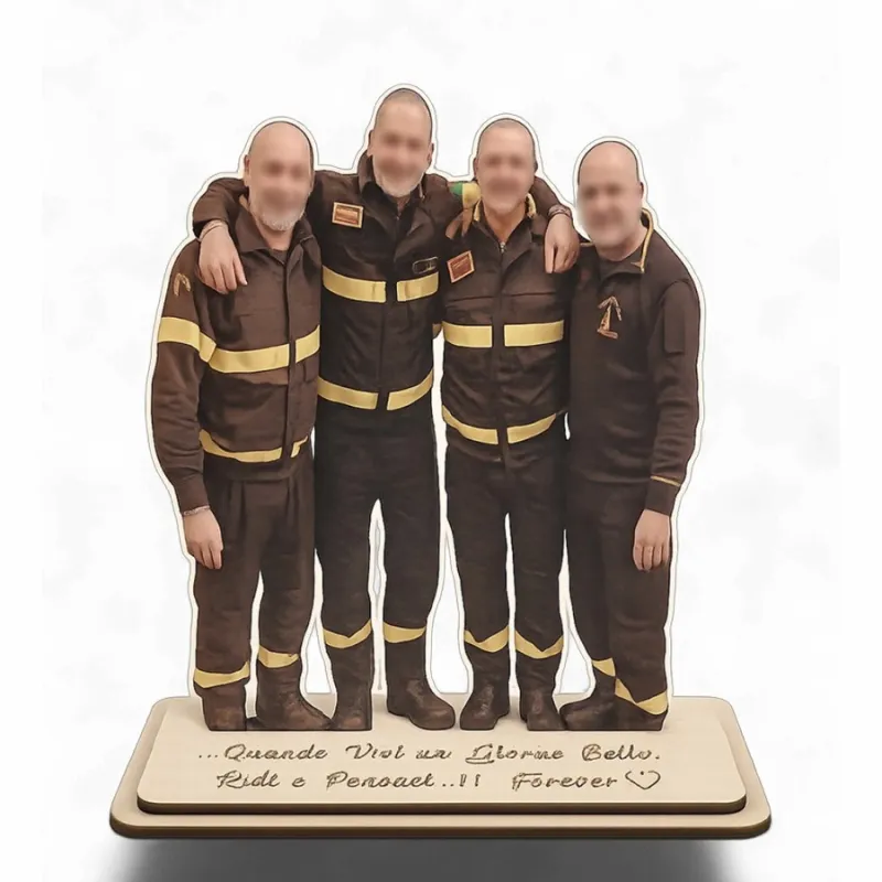 ME IN WOOD - Sagoma Decorativa Personalizzata